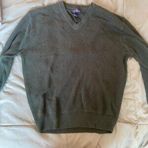 Dockers Men's Green and Grey Jumper